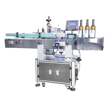 圓瓶定位全自動貼標(biāo)機(jī)